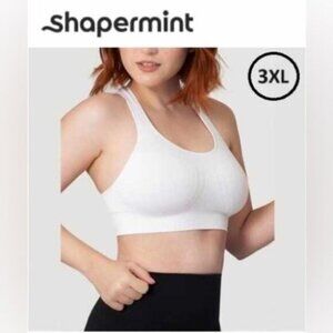 Shapermint - Truekind, Women's Reactive Sport Bra -White. Size: XXXL. NIB (1485)